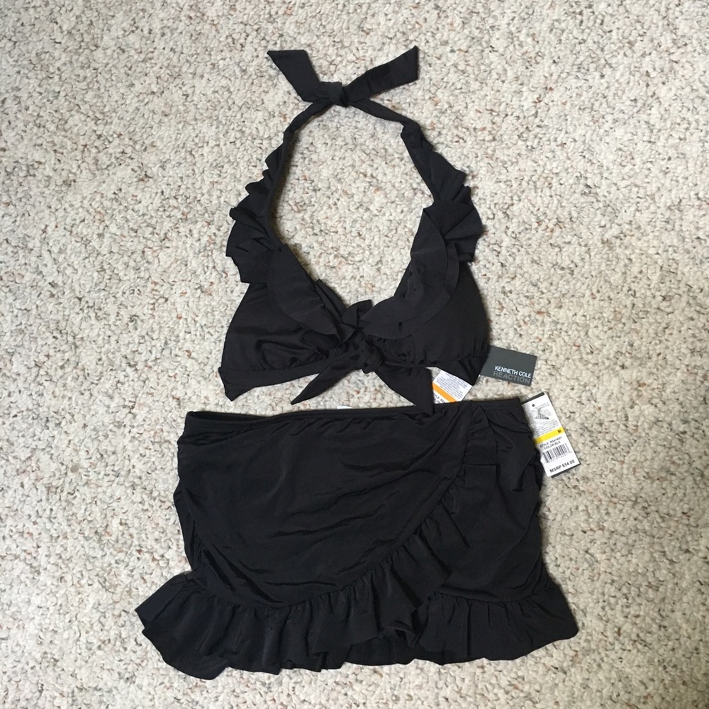 Kenneth Cole Reaction Black Bathing Suit